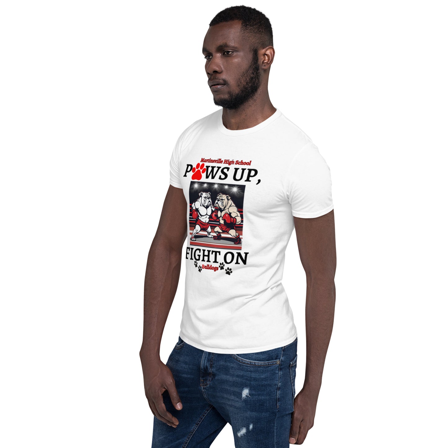 Paws Up, Fight On Short-Sleeve Unisex T-Shirt