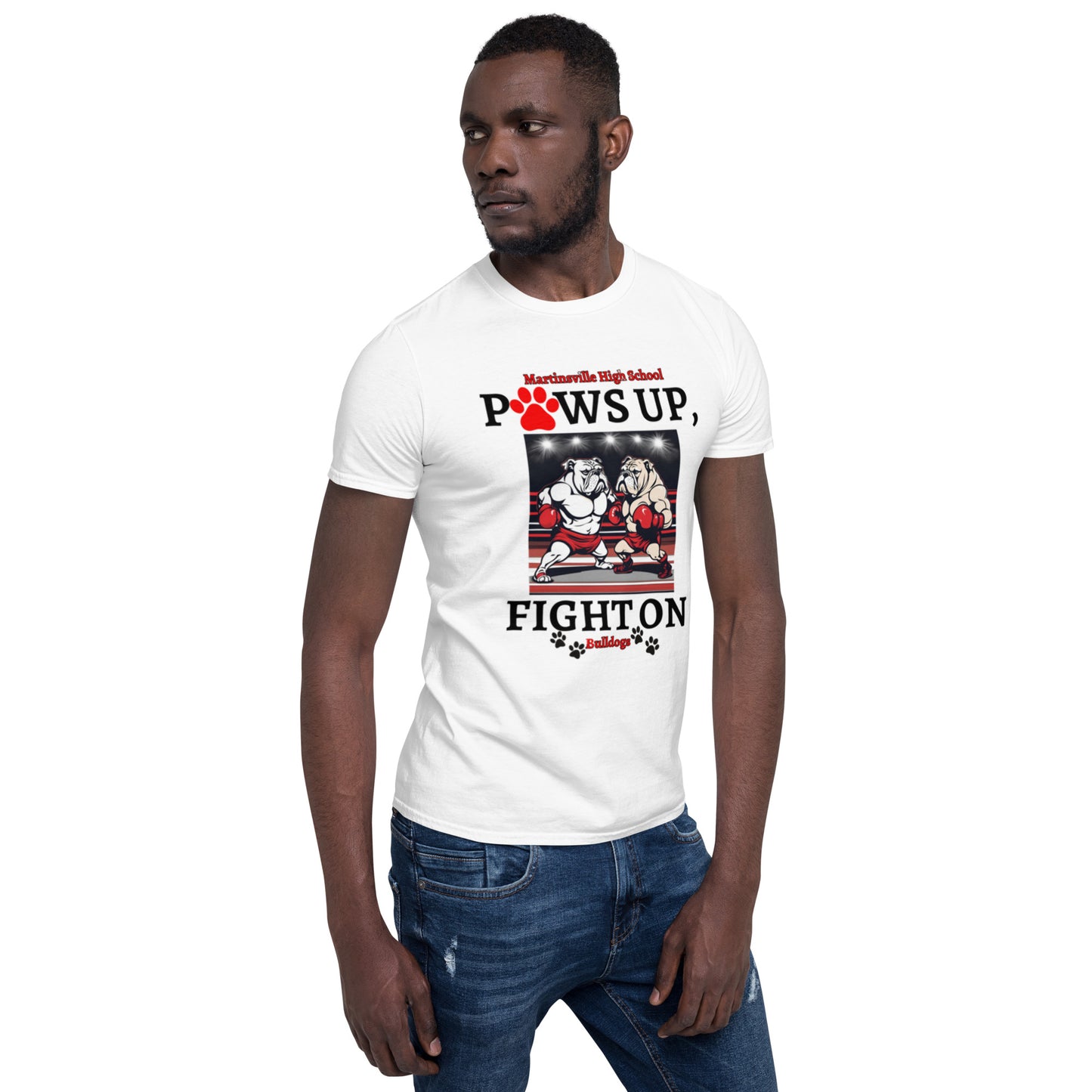 Paws Up, Fight On Short-Sleeve Unisex T-Shirt